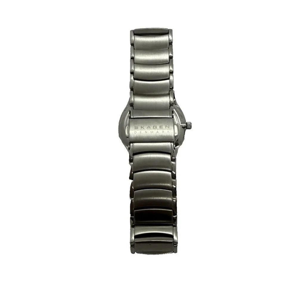 Skagen Denmark Steel Women's Silver Tone Watch 256SSXC All Stainless Steel Slim